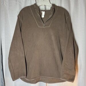 H&M Men's Tan Zip-Up Sweater